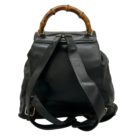 Gucci Bamboo Backpack 0031998 Leather main image 8